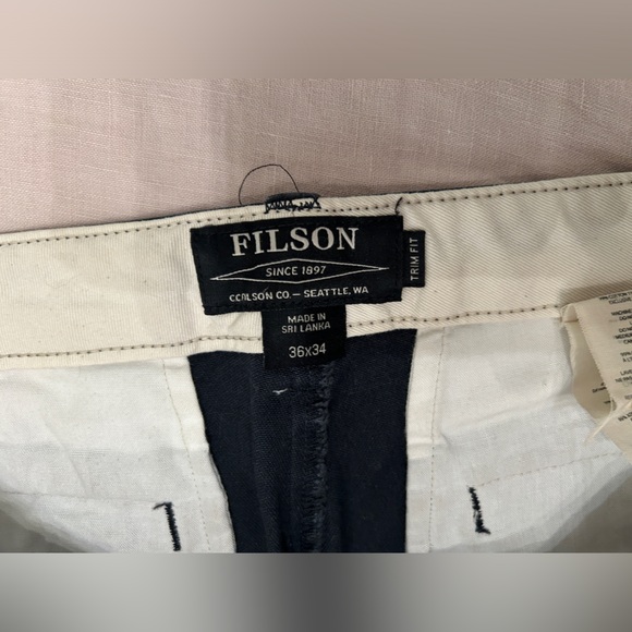 Filson Draftsman canvas pants - Navy - Picture 4 of 8